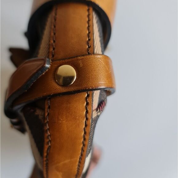 Burberry House Check Bridle Mini Parmoor Shoulder Bag Brown - Picture 7 of 16